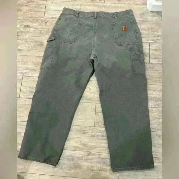 Carhartt insulated green pants size 44 X 30 - Picture 4 of 8